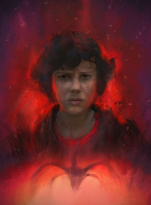 Eleven stranger things - plakat premium 21x29,7 cm