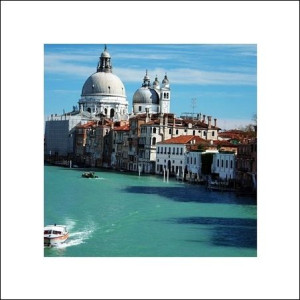 Grand Canal - Wenecja - plakat premium 40x40 cm