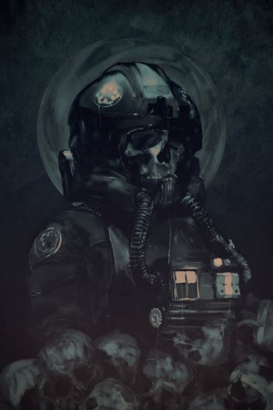 Gwiezdne Wojny Star Wars Skull Pilot - plakat prem