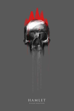Hamlet William Szekspir - plakat premium 61x91,5 c