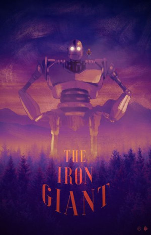 Iron Giant - plakat premium 40x60 cm