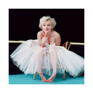 Marilyn Monroe Balerina - plakat premium 40x40 cm
