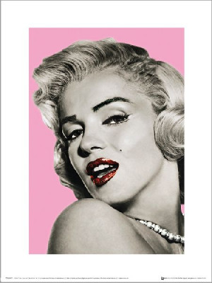 Marilyn Monroe Lips - plakat premium 30x40 cm