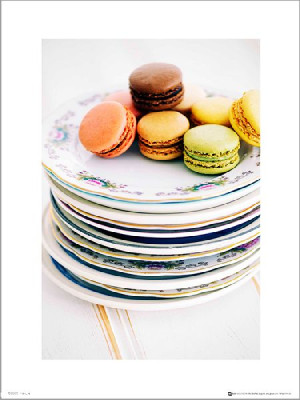 Makaroniki Macaroon Plate Stack - plakat premium 4
