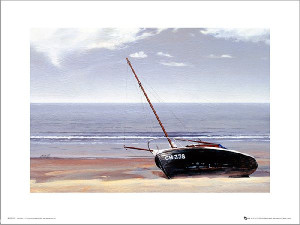 Mark Van Crombrugge Boat - plakat premium 40x30 cm