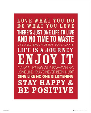 Love What You Do - plakat premium 40x50 cm