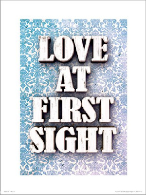 Love At First Sight - plakat premium 40x50 cm