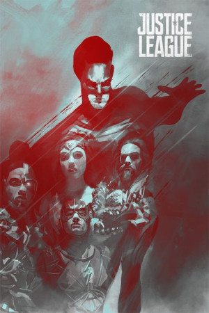 Liga Sprawiedliwości - plakat premium 61x91,5 cm