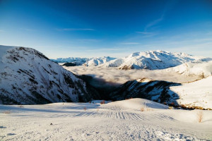 Les 2 Alps Francja - plakat premium 42x29,7 cm