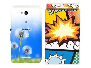 Sony Xperia E4g Etui Gradient Nadruk Kreatui Folia