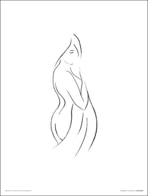 Louise Nisbet Standing - plakat premium 30x40 cm