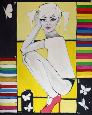 Motyle - plakat premium 59,4x42 cm
