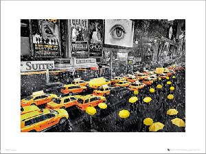 New York Umbrellas - plakat premium 40x30 cm
