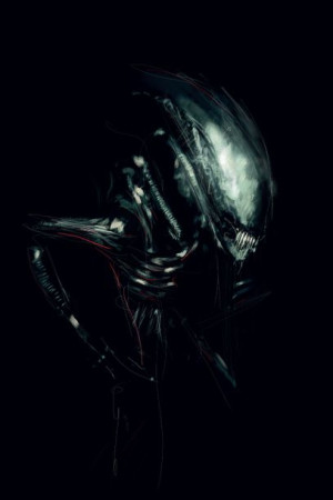 Obcy Ksenomorf - plakat premium 50x70 cm