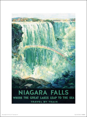 Piddix Wodospad Niagara - plakat premium 30x40 cm