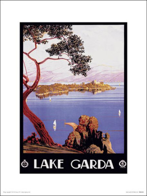 Piddix Jezioro Garda - plakat premium 30x40 cm