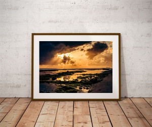 nusa penida sunrise II - plakat premium 50x40 cm