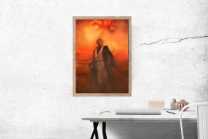 Obi Wan Kenobi - plakat premium 42x59,4 cm