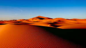 Panorama sahara - plakat premium 70x50 cm