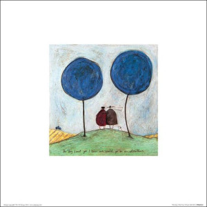 Sam Toft Ernest Violet i Doris Krajobraz - plakat