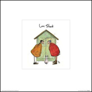 Sam Toft Love Shack - plakat premium 30x30 cm