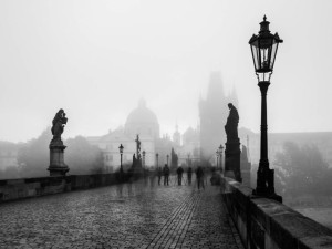 Praga, Czechy - plakat premium 59,4x42 cm