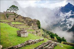 Ruiny Machu Picchu - plakat premium 80x60 cm