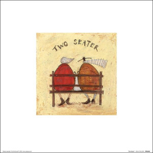 Sam Toft Two Seater - plakat premium 30x30 cm