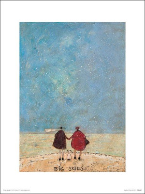 Sam Toft Big Skies - plakat premium 30x40 cm