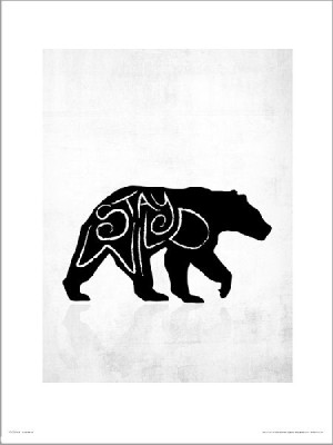 Stay Wild Niedźwiedź - plakat premium 40x50 cm