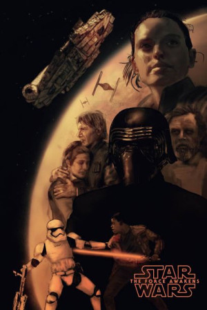 Star Wars Gwiezdne Wojny Przebudzenie Mocy - plaka
