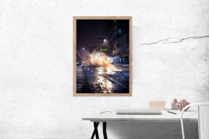 Smoke - plakat premium 60x80 cm