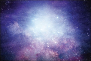 Space illumination - plakat premium 84,1x59,4 cm