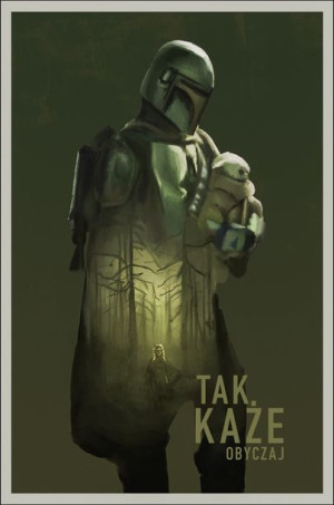 Star Wars Mandalorian Tak każe obyczaj - Plakat pr