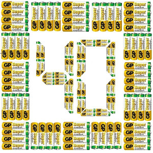 GP Super Baterie AAA Alkaliczne Małe Paluszki LR03 1,5V 40 szt.