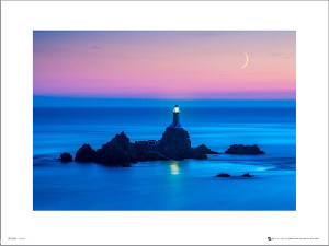 Tom Mackie Lighthouse Night - plakat premium 40x30