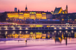 Warszawa Zamek Królewski Bajkowy Zamek - plakat pr