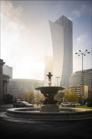 Warszawa Żagiel - Plakat premium 21x29,7 cm