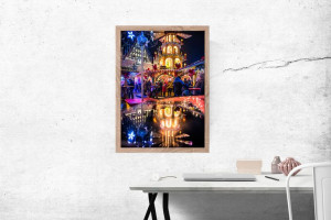 Wrocław Jarmark - plakat premium 59,4x84,1 cm