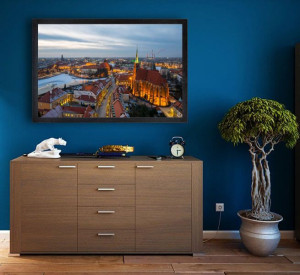 Wrocław, Polska -plakat premium 100x70 cm