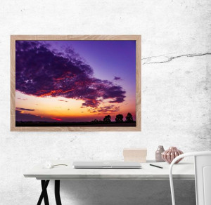 Zachód słońca 8 - plakat premium 100x70 cm
