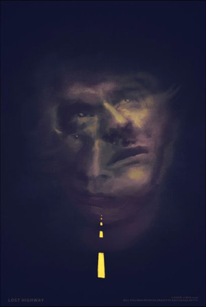 Zagubiona Autostrada Lost highway flatt - plakat p
