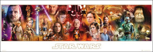 Gwiezdne Wojny Star Wars complete - plakat 158x53