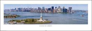Nowy Jork Statua Wolności - plakat 158x53 cm