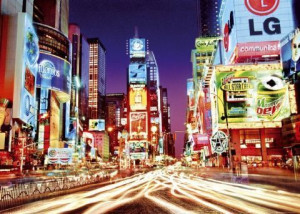 Nowy Jork Times Square - Ruch Uliczny - plakat 140