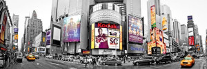 Nowy Jork Times Square - plakat 158x53 cm