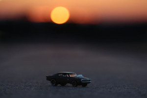 Dodge Charger F_F - plakat 100x70 cm