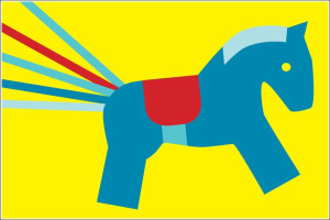 Konik - plakat 100x70 cm