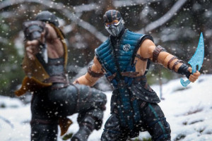 Mortal Kombat - Sub Zero vs Scorpion - plakat 100x