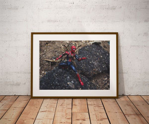 Iron Spider-Man Ver4 - plakat 100x70 cm